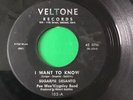 Sugarpie Desanto - I Want To Know / Baby It Ain’t Right - M-