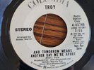 Rare Troy - And Tomorrow Means Another Day We're Apart 45 PROMO Soul VG+