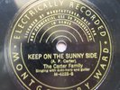 78 Carter Family Montgomery Ward M 4225 Keep On the Sunny Side / Wildwood Church