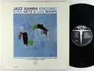 Stan Getz, Luiz Bonfa, Maria Toledo - Jazz Samba Encore LP - Verve - V/8523