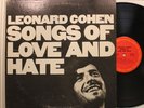Leonard Cohen Lp Songs Of Love & Hate On Columbia - Vg+ To Vg++ / Vg+ To Vg++