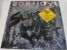 Bon Jovi - Slippery When Wet 1986 Vinyl Record LP hype sticker