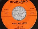 ROSIE AND THE ORIGINALS 45 ANGEL BABY/GIVE ME LOVE 1960 VG+++