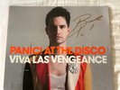 BRENDON URIE SIGNED PANIC AT THE DISCO VIVA LAS VENGEANCE   BLOOD RED VINYL