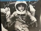 FLICKERSTICK WELCOMING HOME THE ASTRONAUTS VINYL BLUE 1STPRESS PROMO HAND SIGNED