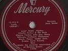 JAZZ 78 HEAR Charlie Parker & His Orchestra LEAP FROG  1951 Mercury VG
