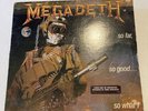 3X Records Megadeth ‎So Far, So Good... So What  LP 1988 Capitol ‎Record