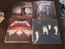 4 Piece Records Metallica, Ozzy, Cinderella,  Van Halen