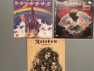 Rainbow 3 Lps Mint Rising Long Live Rock N Roll Dio Self Titled Cover VG See Pic