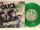 THE POLICE message in a bottle (green vinyl) 7 INCH EX/VG+, AMS 7474, 1979, uk