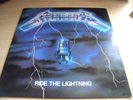 METALLICA - RIDE THE LIGHTNING - 1st PRESS - UK - COMPLETE