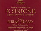 2LP Box DGG SLPM-138002 GY5 Tulips BEETHOVEN Symphony 9 FRICSAY Berlin PO NM-