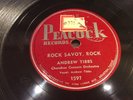 ANDREW TIBBS-PEACOCK 1597-ROCK SAVOY ROCK/MOTHER'S LETTER-JUMP BLUES 1952 EXC