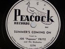 JOE PAPOOSE FRITZ: Summer’s Coming On US Peacock Promo Blues 78 E- Hear
