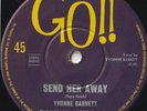 YVONNE BARRETT 45:  SEND HER AWAY b/w WON'T SOMEONE SAY AUSSIE GO  5032  EX+/EX
