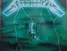 METALLICA Ride The Lightning Original FRENCH GREEN COVER 1984 LP Bernett NM