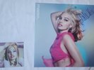 MABEL ABOUT LAST NIGHT SIGNED /AUTOGRAPH PURPLE VINYL LP & ART CARD
