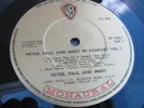 Peter Paul And Mary IN CONCERT VOL1 UK LP 1st Mono 1964 NEAR MINT AUDIO HEAR