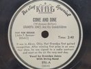 78 RPM Come And Dine Dark As A Dungeon Grandpa Jones King Records PROMO 896