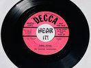 50s R&B Doo Wop 45 THE SINGING WANDERERS Three Roses /The Wrong DECCA promo hear