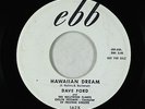 Doo-Wop Exotica 45 - Dave Ford & Hollywood Flames - Hawaiian Dream - Ebb