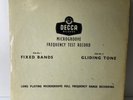 Decca Records Microgroove Frequency Test Record 12” LP Record