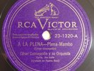 Cesar Concepcion A La Plena Mambo Cuando Pienses En RCA Victor Latin 78 RPM HEAR