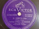 Santiago Jiminez Y Su Valedores El Cerrito Ranchero RCA Victor Latin 78 RPM HEAR