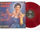 SUDDENLY THERE'S GOGI GRANT 1956 SIGNED LP RED COLORED VINYL Autograph Signature