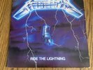 METALLICA · Ride The Lightning · Vinyl LP · 1984 Elektra/Megaforce 60396-1