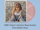 TAYLOR SWIFT 1989 TAYLOR’S VERSION ROSE GARDEN PINK VINYL LP Preorder