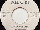 CREATIONS This is Our Night NORTHERN SOUL DOOWOP PROMO 45 *hear*