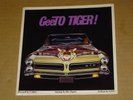 THE TIGERS GeeTO TIGER HOT ROD 45 RECORD + FOLD OUT PICTURE SLEEVE GORGEOUS