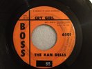 RARE MN SURF The Kan Dells Cry Girl / Cloudburst Boss 6501 1965 VG 45 RPM HEAR
