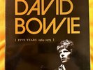 David Bowie Five Years Vinyl Boxset 1969-1973 Lp Sealed First Pressing