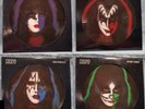 SET NEW OF 4 KISS PICTURE DISCS ACE FREHLEY PETER CRISS PAU STANLEY GENE SIMMONS
