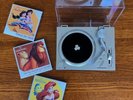 Mini Turntable with 3 inch Records- Disney