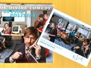 THE DIVINE COMEDY NEIL HANNON SIGNED ART CARD + COLOUR VINYL LP OFFICE POLITICS