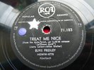 ELVIS PRESLEY 78 RPM  TREAT ME NICE  1957  SOUTH AFRICA RCA 71.183