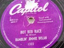 Jimmie Dolan 78rpm Single 10-inch Capitol Records #1322 Hot Rod Race