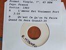 SP EDDY MITCHELL TEST PRESSING L AMOUR EST VRAIMENT FORT