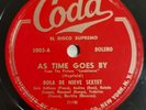 Bola De Nieve As Time Goes By Rhumba Variations Coda 5003 Latin 78 RPM HEAR
