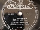Cuarteto Marcano La Guinda Voy Si Me Llevas Guaracha Rival 852 Latin 78 RPM HEAR