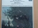 1rst UK LP Bridge Schubert Rostropovich Britten Decca SXL 6426 Cello piano ED1