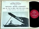 MICHELANGELI piano concertos MOZART MARIO ROSSI US ED1 RECITAL RECORDS LP MINT
