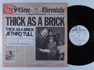 JETHRO TULL Thick As A Brick REPRISE LP VG+ wlp gatefold w/ attached paper f