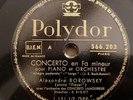78rpm Alexandre BOROWSKY Piano - CONCERTO J.S BACH - ORIG POLYDOR 566.203 EX++