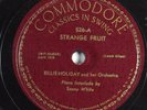 Jazz 78 BILLIE HOLIDAY Strange Fruit COMMODORE 526 V+ HEAR 281