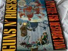 Guns N' Roses, Appetite For Destruction vinyl LP, censored cover, stickers, 1987