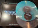 TRON LEGACY Soundtrack 2LP VG++ BLUE CLEAR VINYL DAFT PUNK